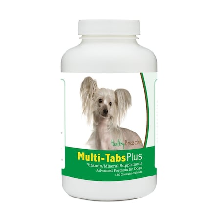 Pamperedpets Chinese Crested Multi-Tabs Plus Chewable Tablets, 180PK PA3486557
